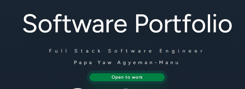 My Software Portfolio